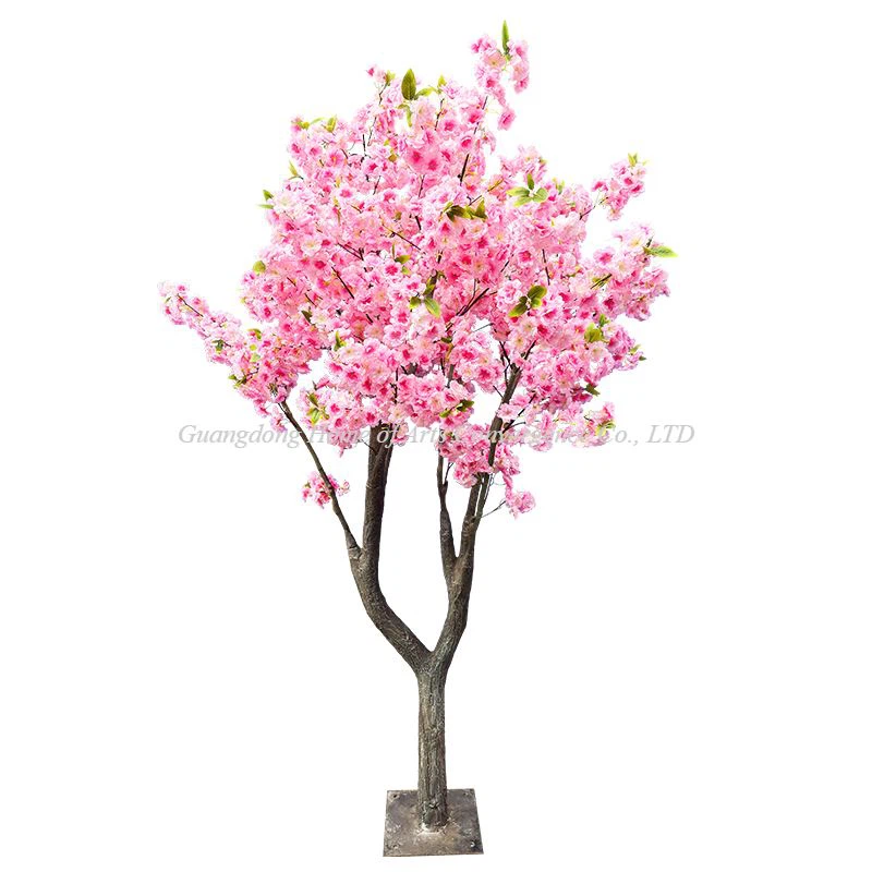 Faux ružový kvitnúci strom
